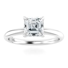 Elaine  - 18ct White Gold - Asscher