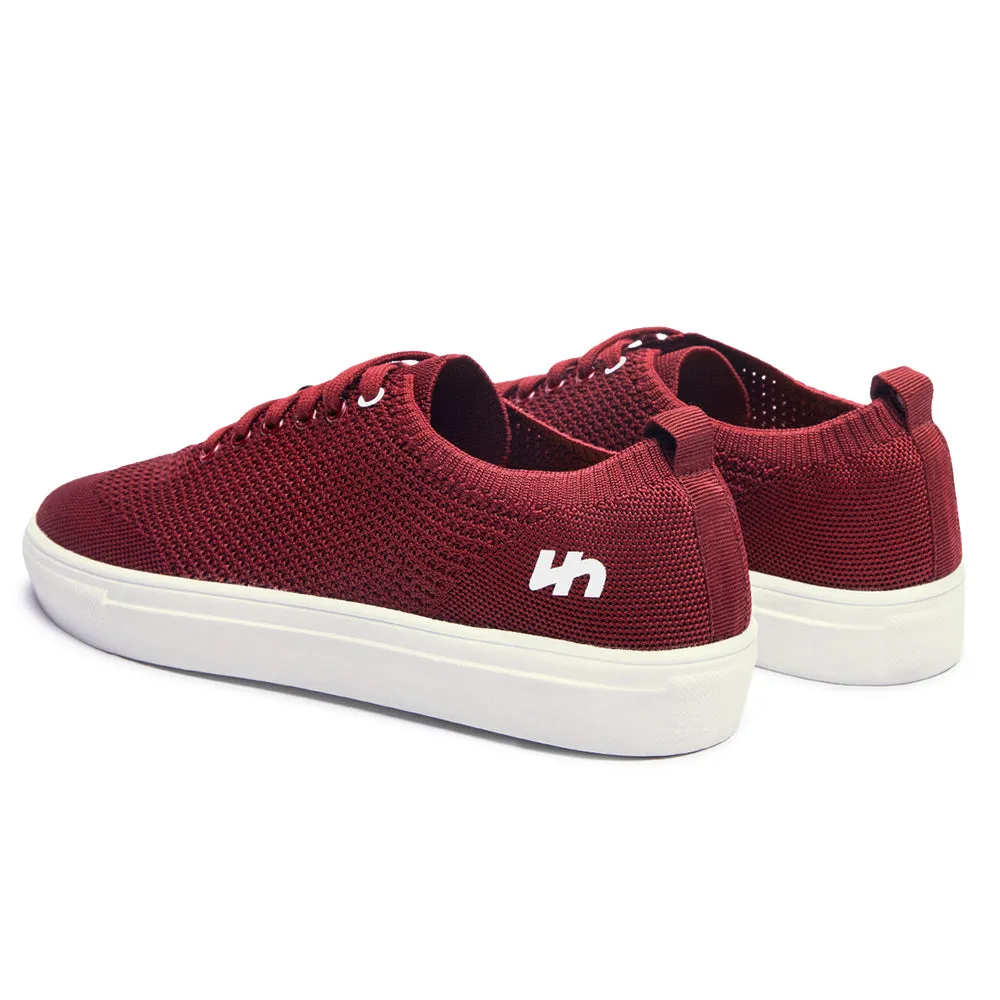 Ellipsis - Breathable Sneakers | Burgundy