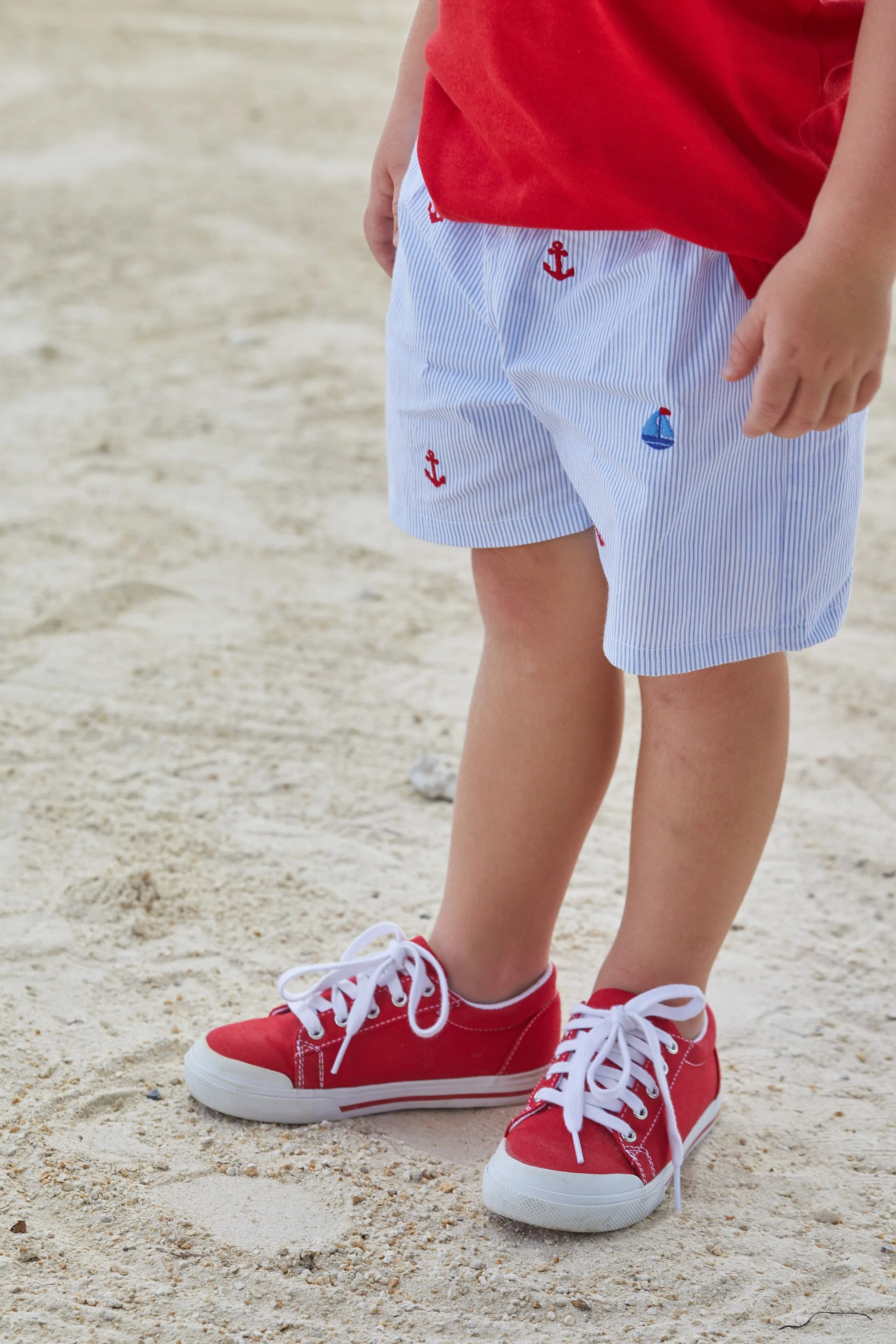 Embroidered Basic Short - Nautical