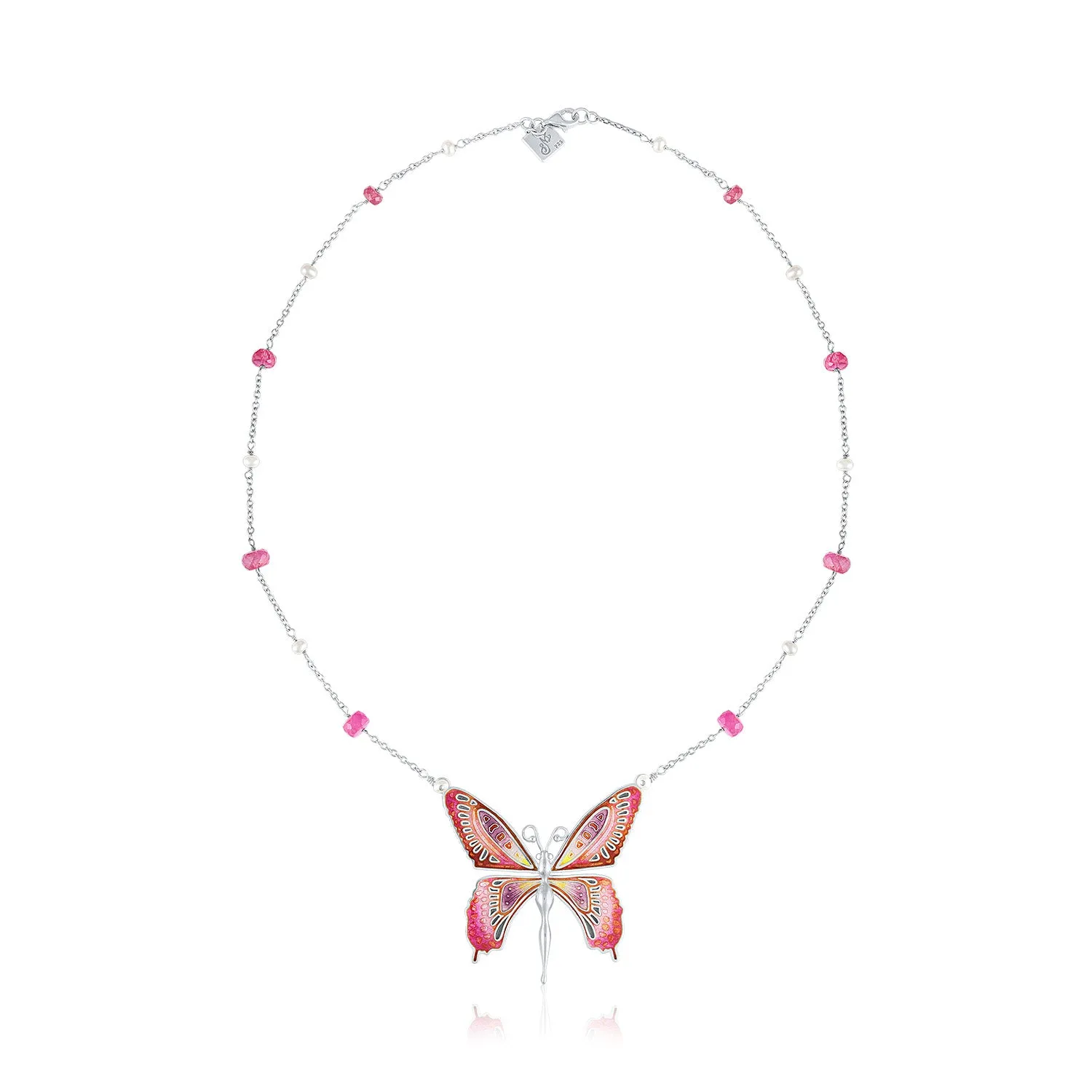 Enamel Limited Edition Butterfly Necklace