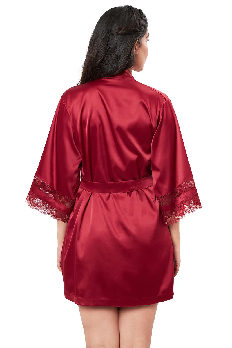 Eternal Bliss Lace Robe