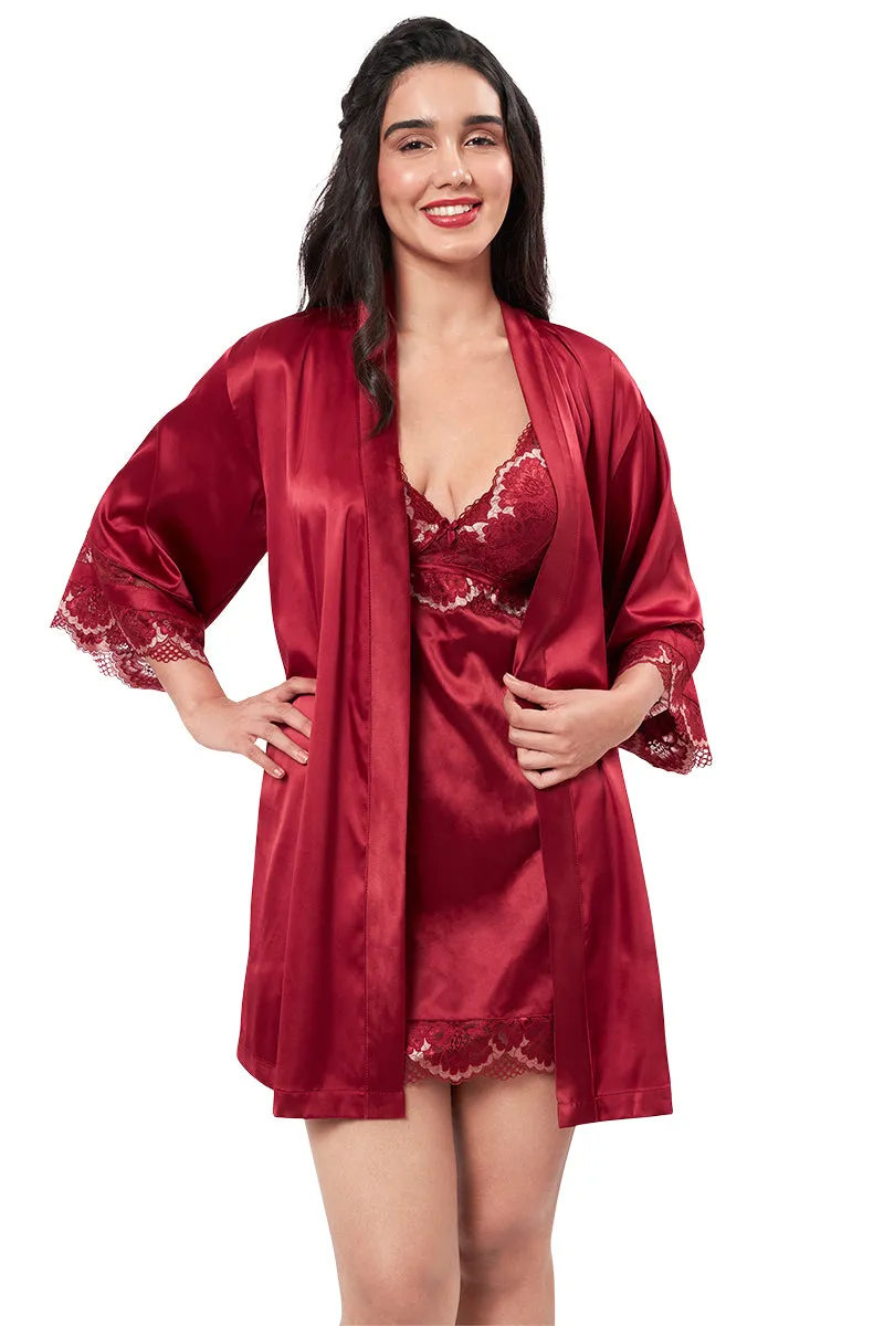 Eternal Bliss Lace Robe