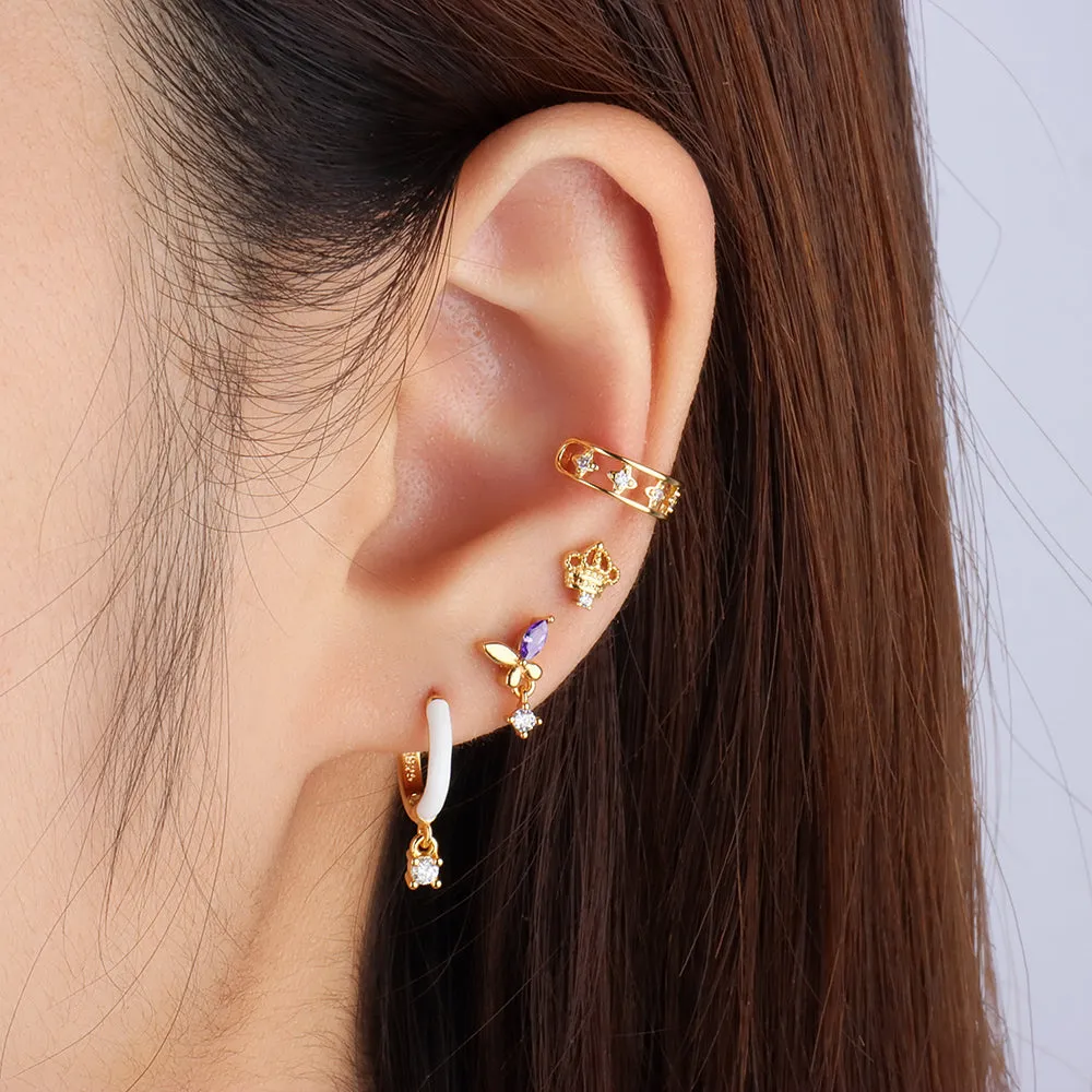 Flower Ear Cuff