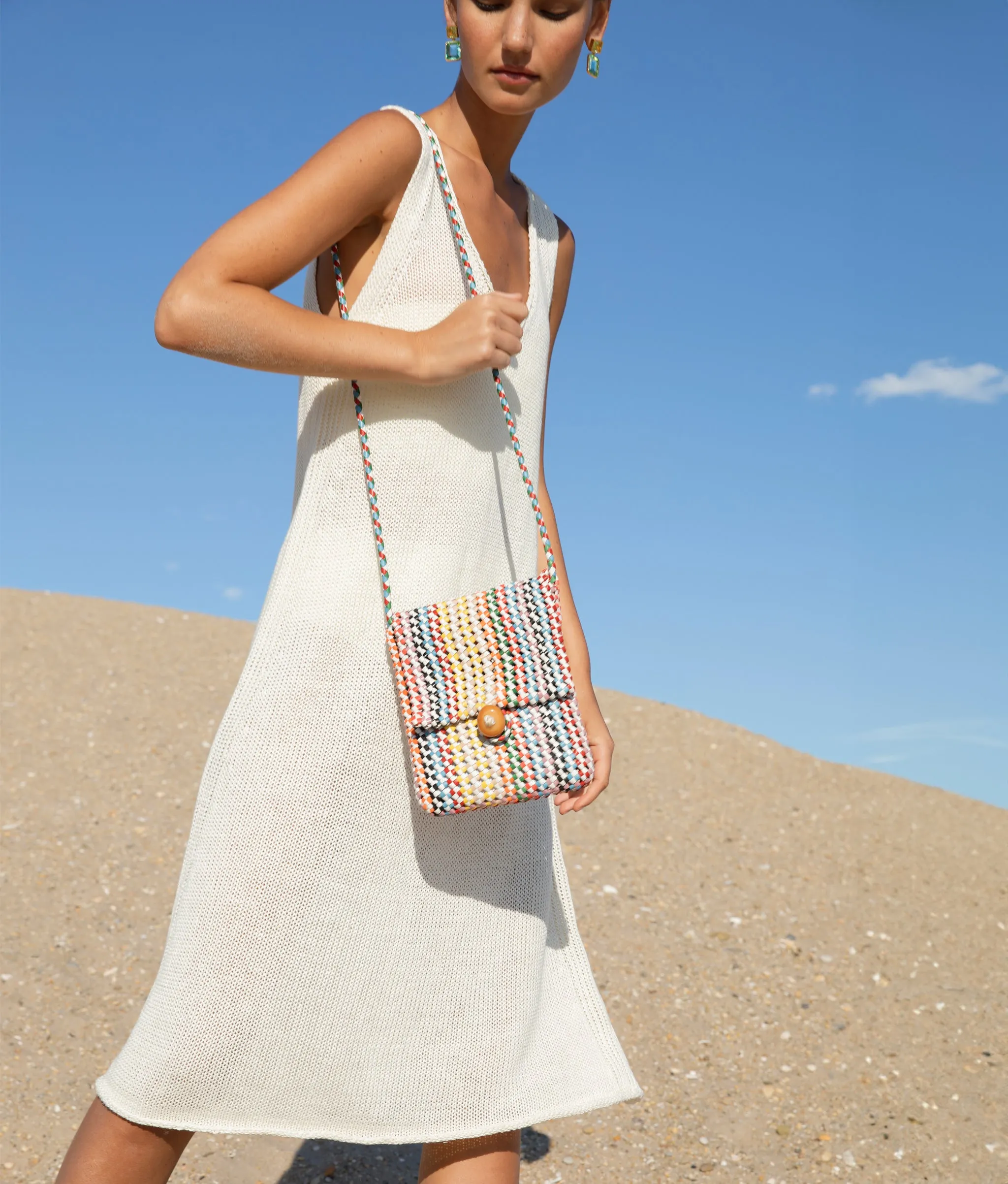 Goa Crossbody in Cream Multi