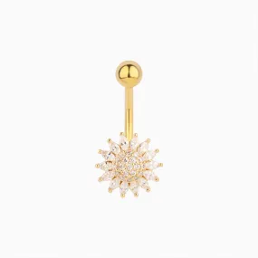 Gorgeous Flower Belly Ring