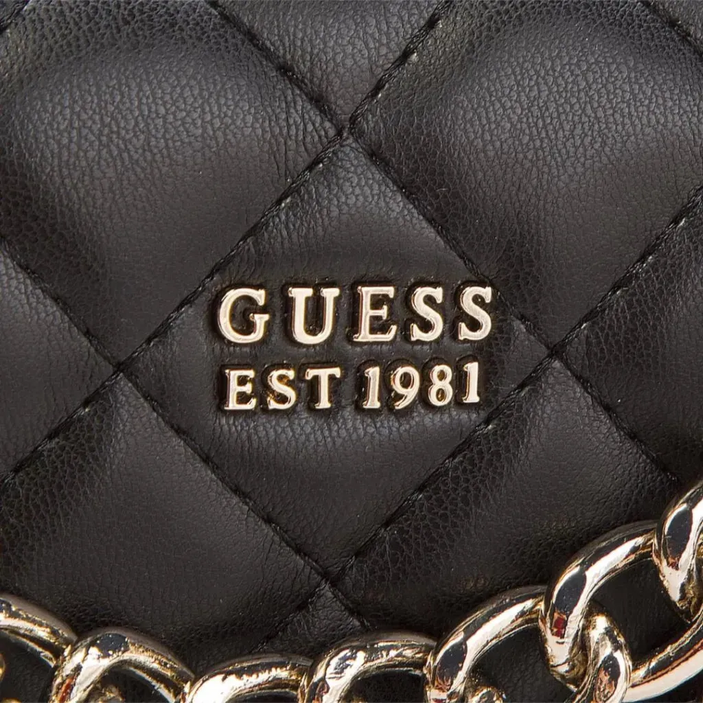 GUESS Victoria Messenger Flap Bag - BLK