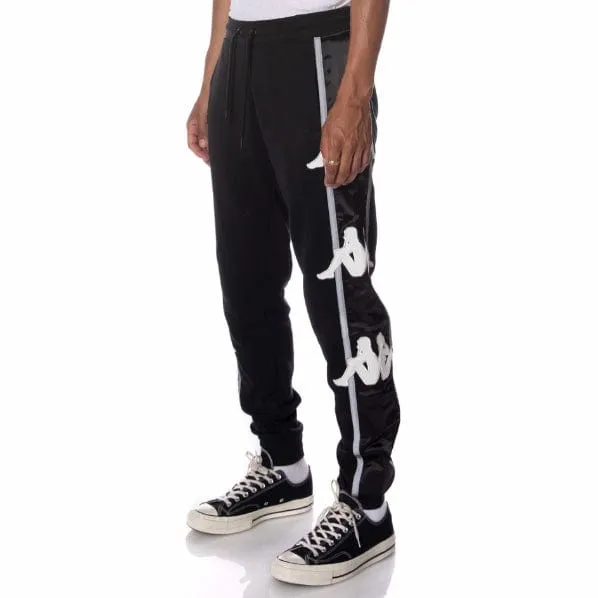 Kappa Authentic Clint Sweatpants (Black/White) 341E66W