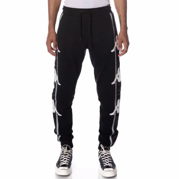 Kappa Authentic Clint Sweatpants (Black/White) 341E66W