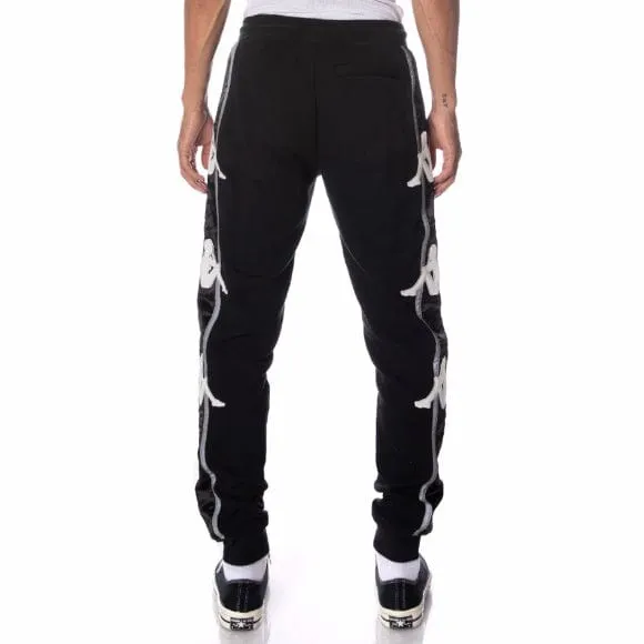 Kappa Authentic Clint Sweatpants (Black/White) 341E66W