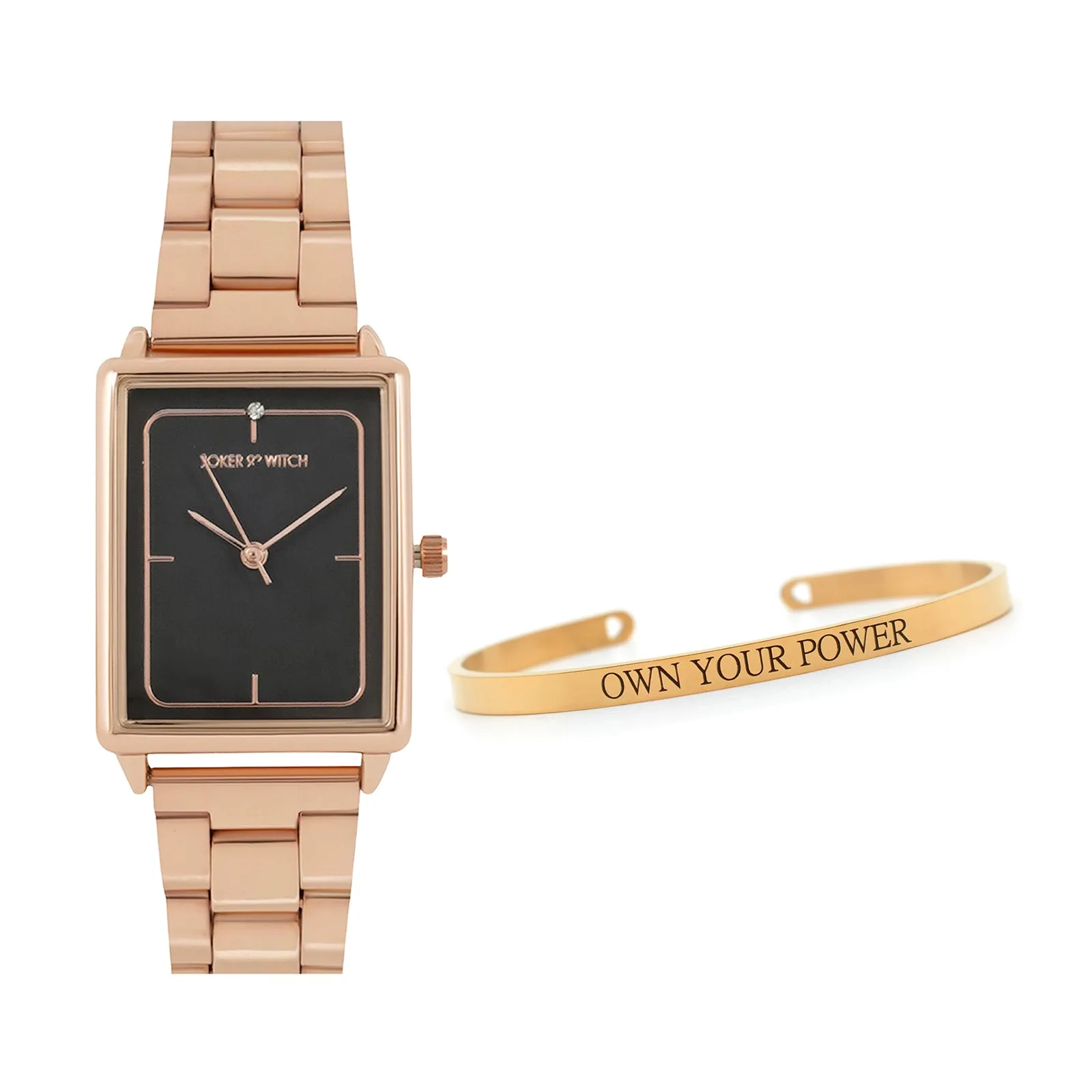 Kylie Rosegold Watch Bracelet Stack