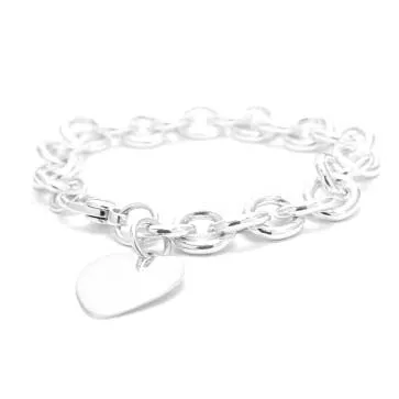 Ladies Heart Charm Bracelet