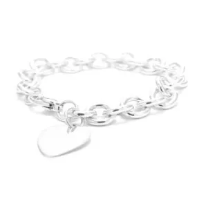 Ladies Heart Charm Bracelet