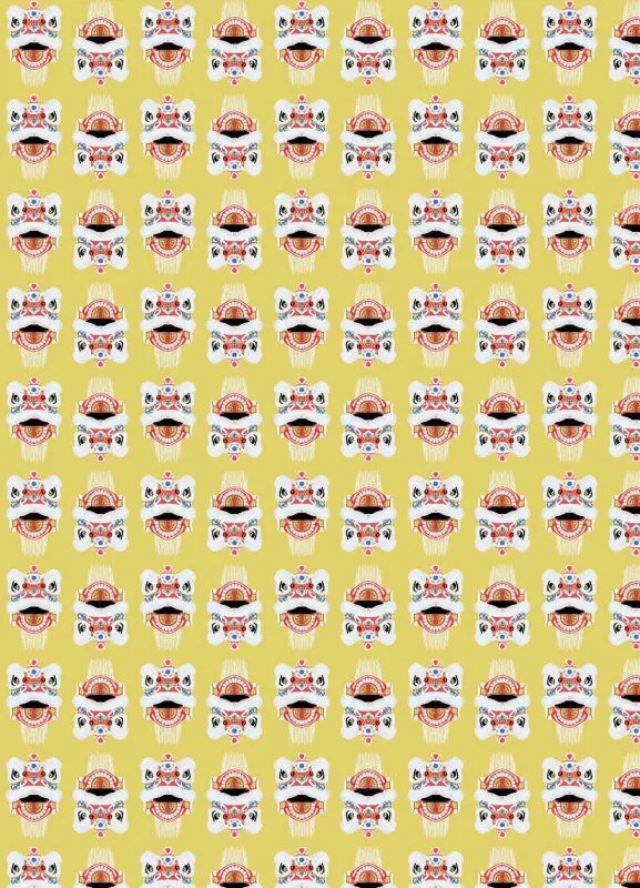  Lion Dance  Wrapping Paper