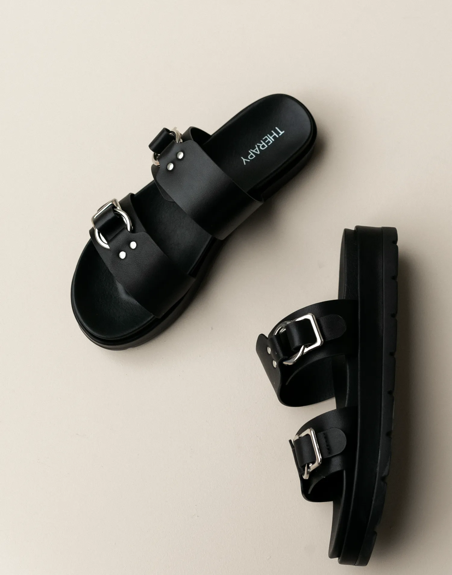 Litmus Sandals (Black) - By Therapy