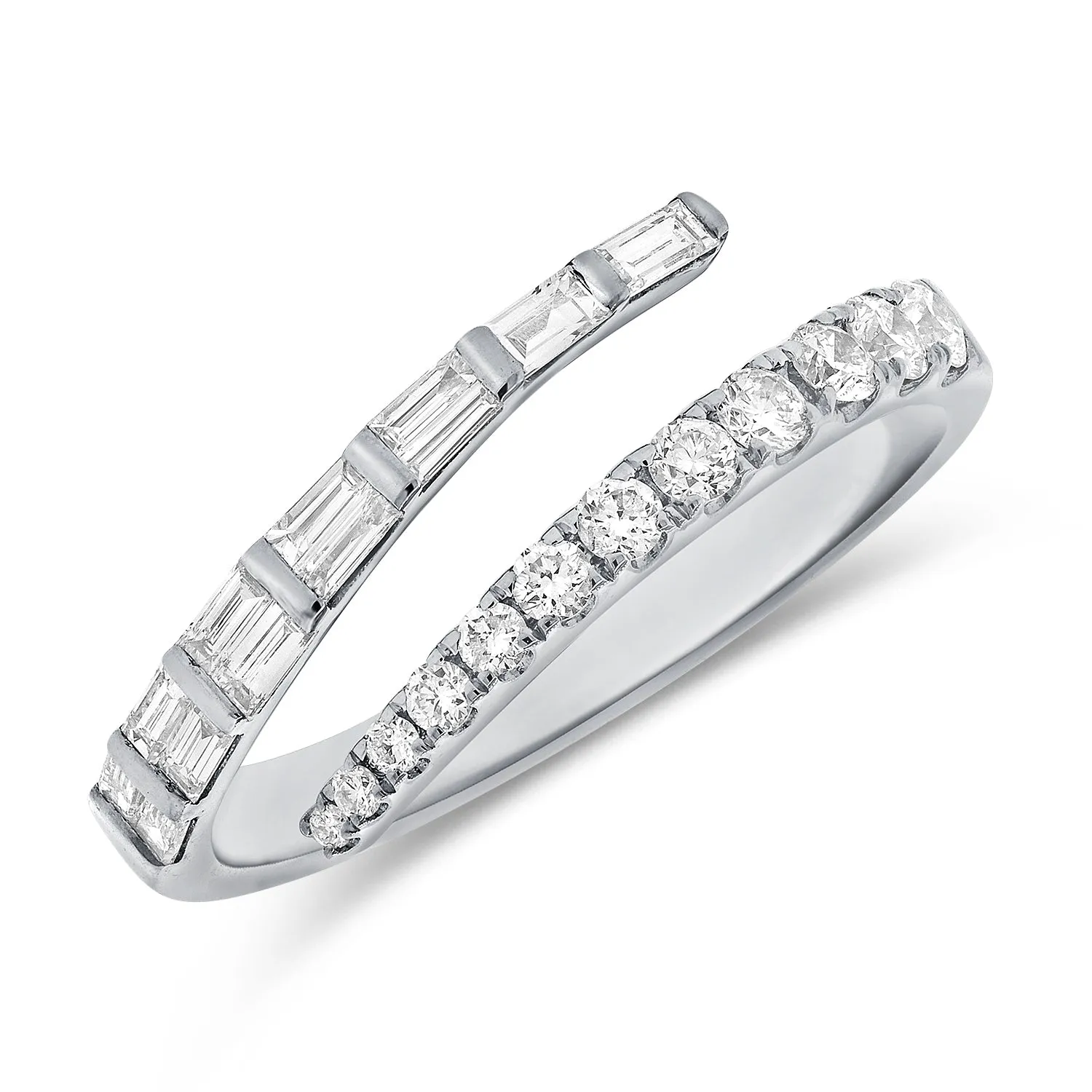 Luxe Open Diamond Wrap Ring