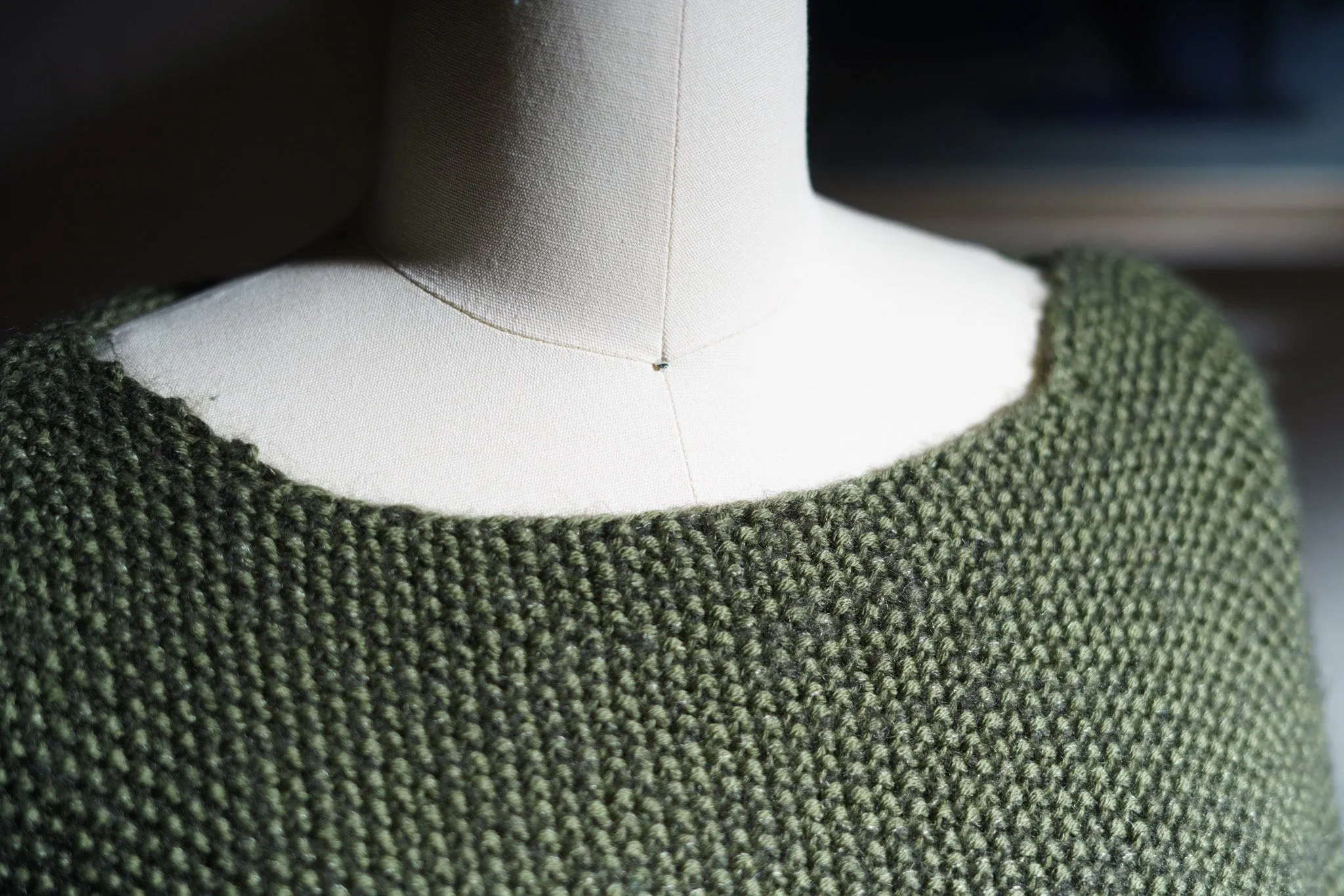 Metta - Sailor Hand Knit Moss Stitch Jumper