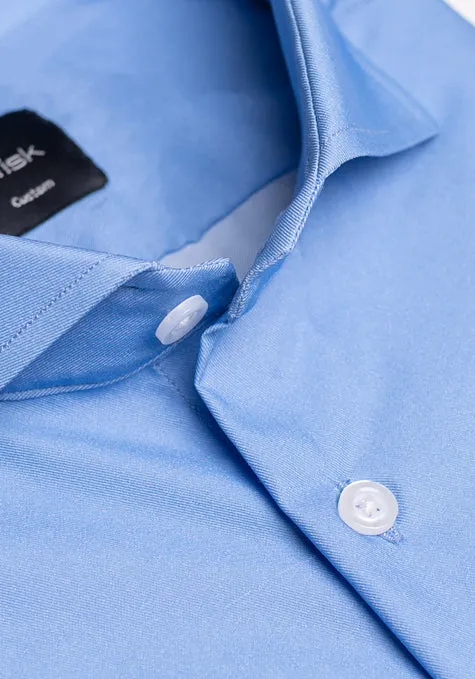 Mid Blue Performance Ultra Stretch Shirt - Wrinkle Free