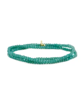 Mini Stretch Wrap Bracelet (Teal)