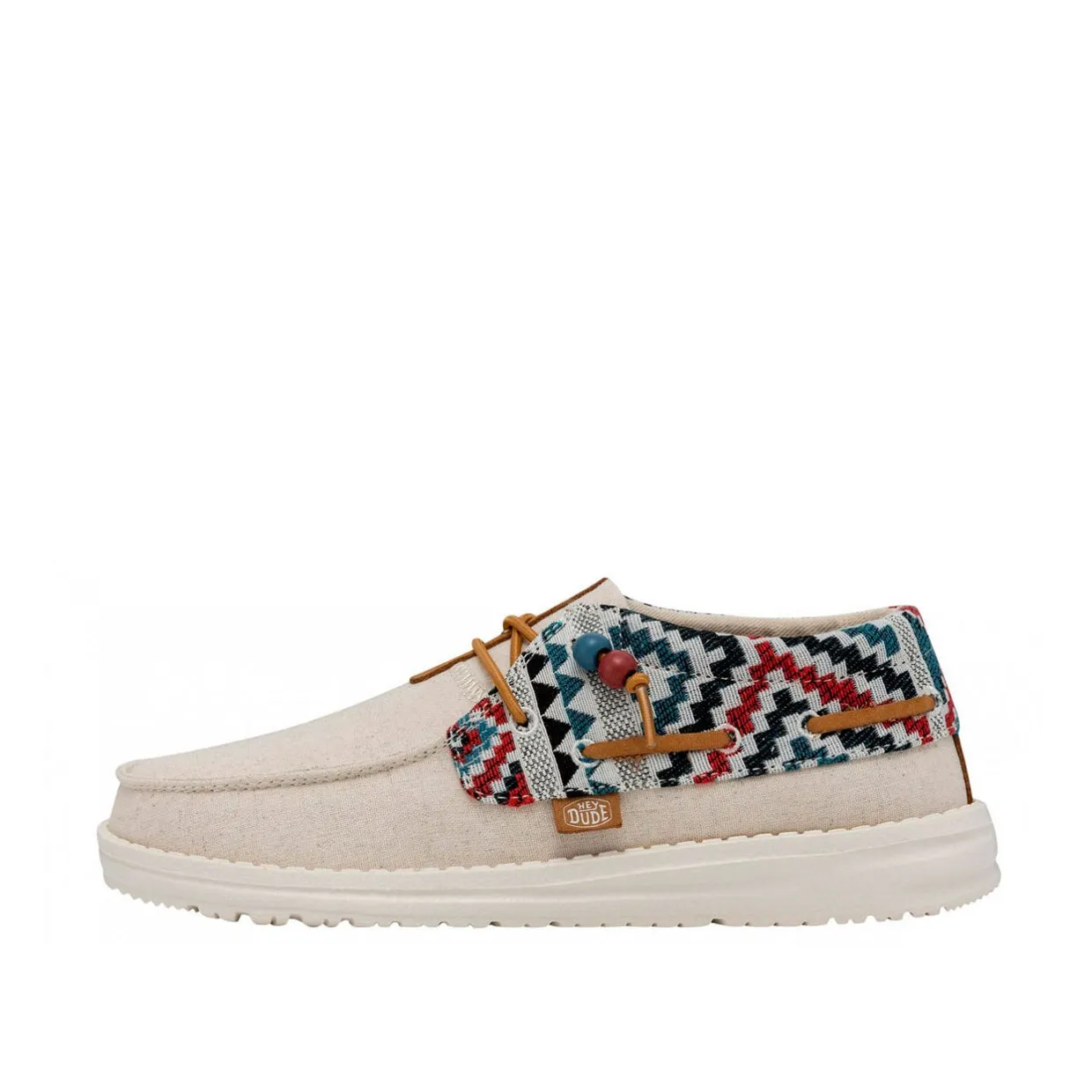 Mocassini Donna Hey Dude Ellie Festival W Beige / Multicolor