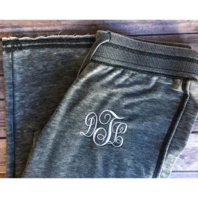 Monogrammed Ladies Sweatpants