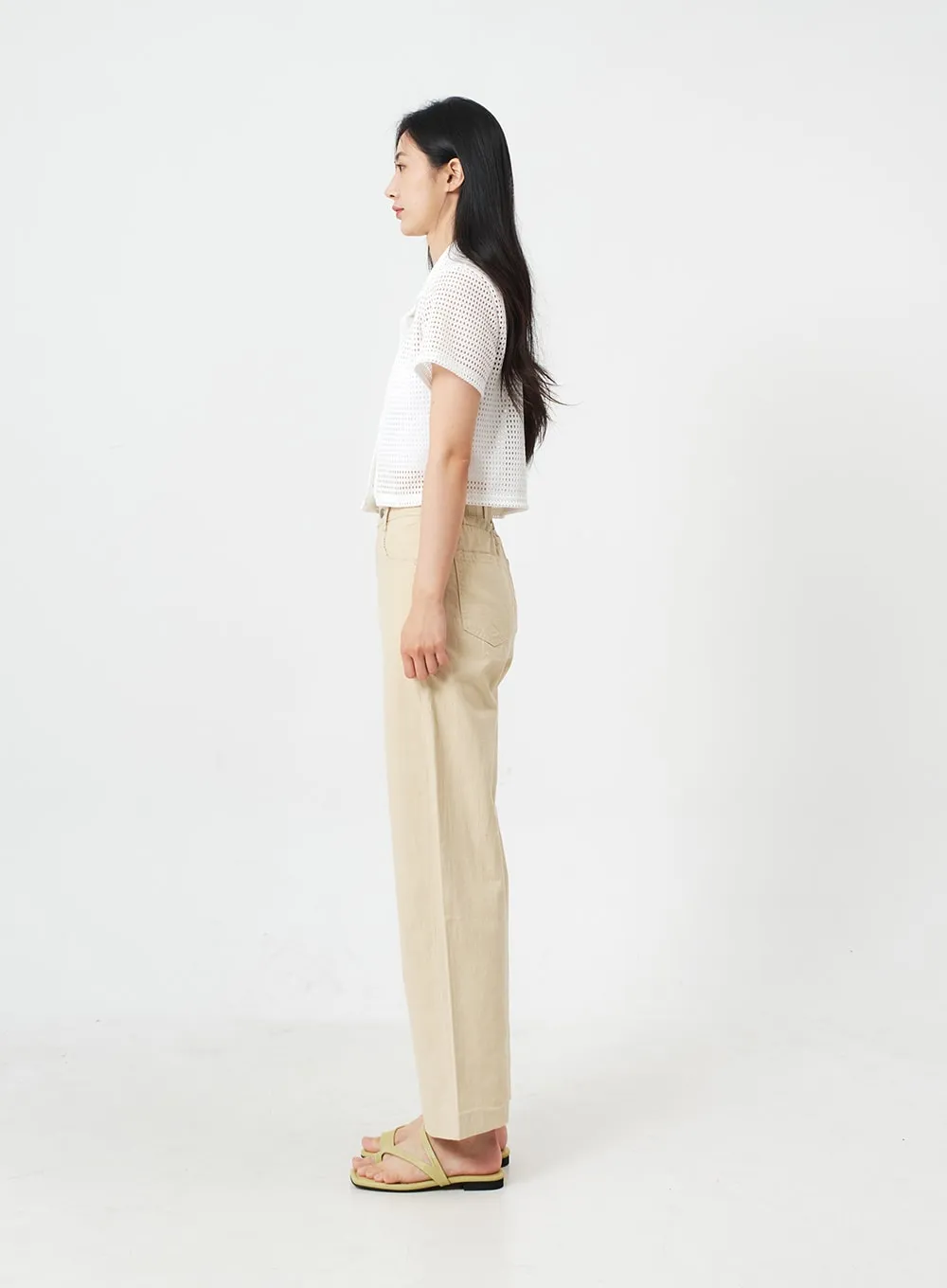 Muted Colored Summer Cotton Pants OJ22