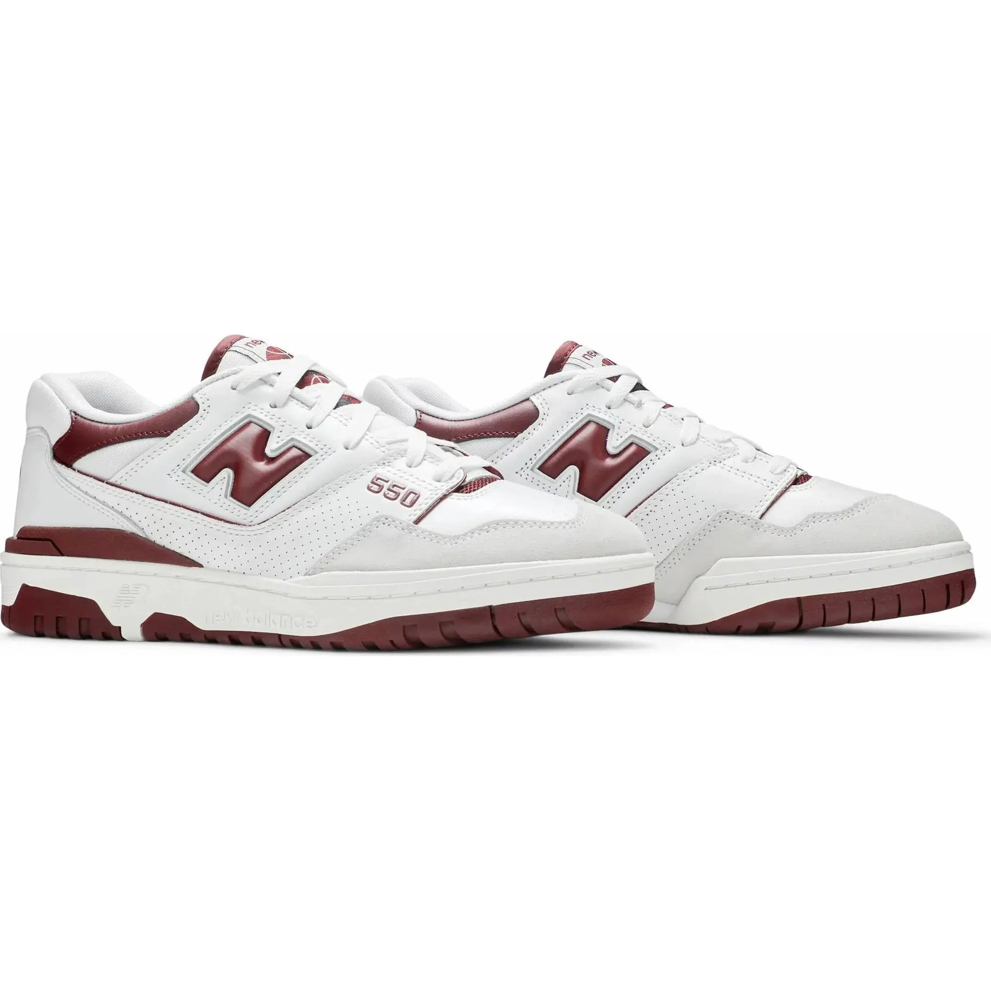 New Balance 550 Sea Salt Burgundy