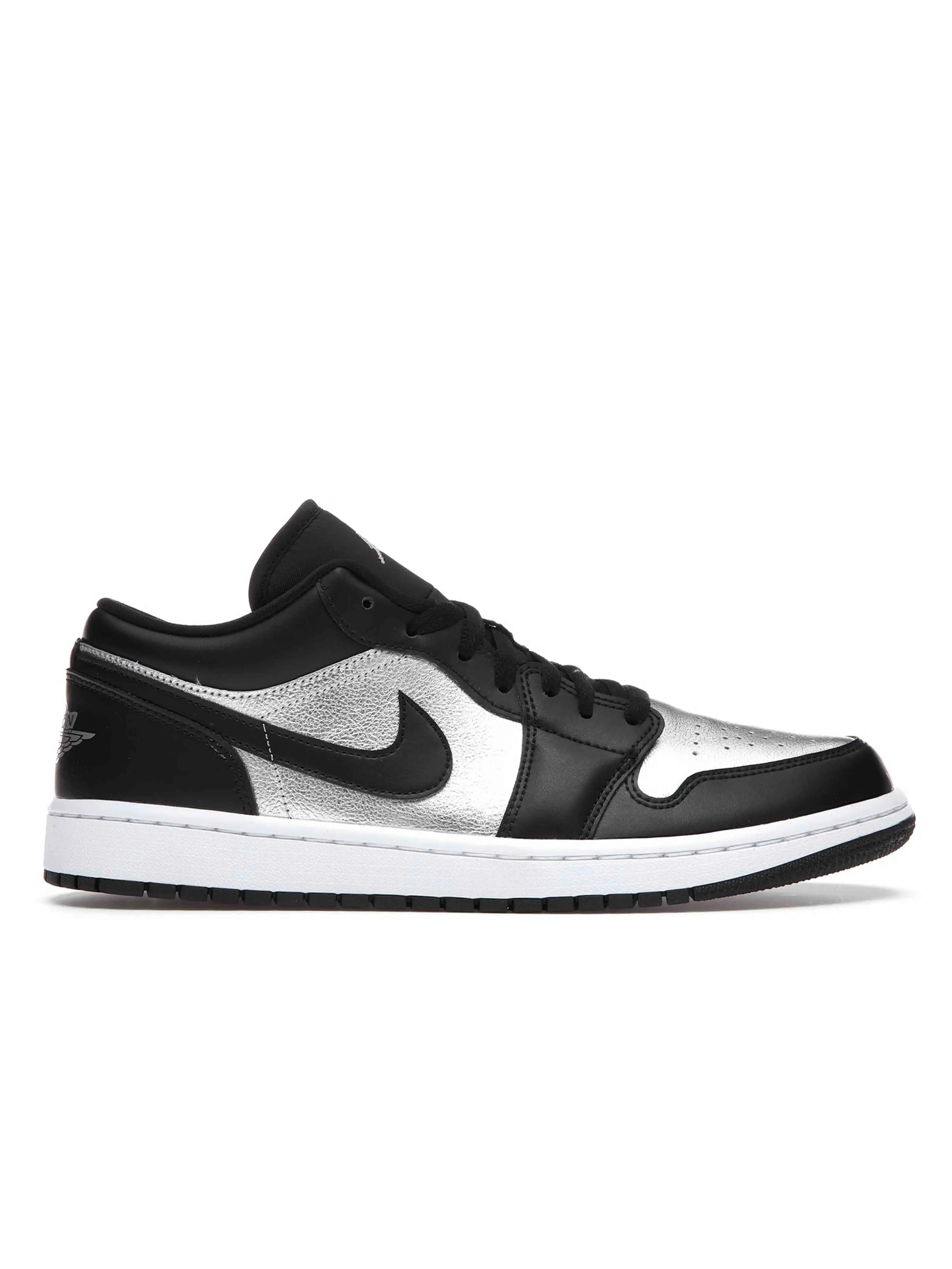 Nike Air Jordan 1 Low Black Metallic Silver [W]