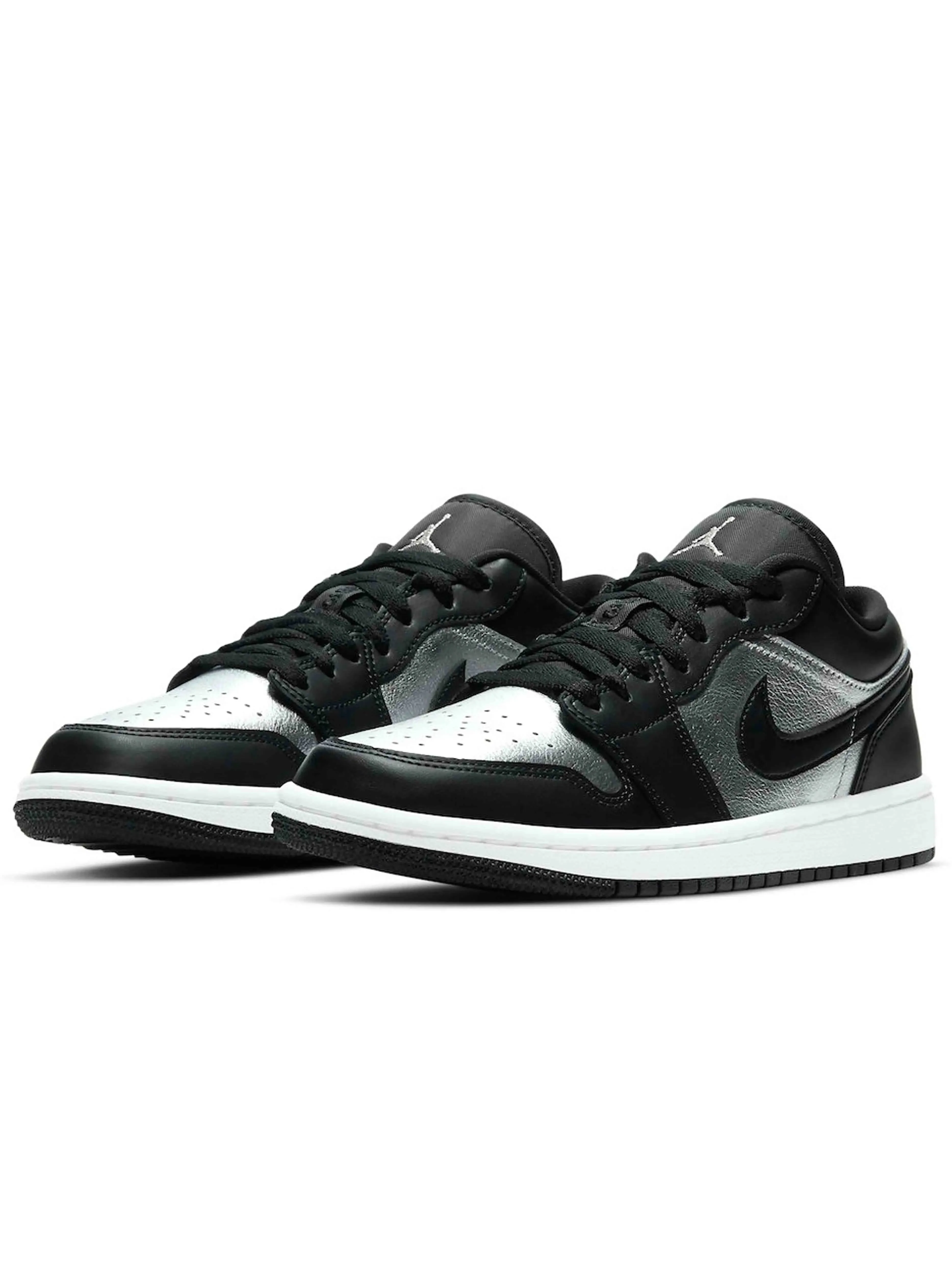 Nike Air Jordan 1 Low Black Metallic Silver [W]