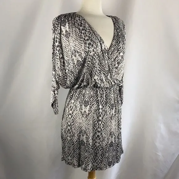 NWTParkerBlack Print Wrap Dress