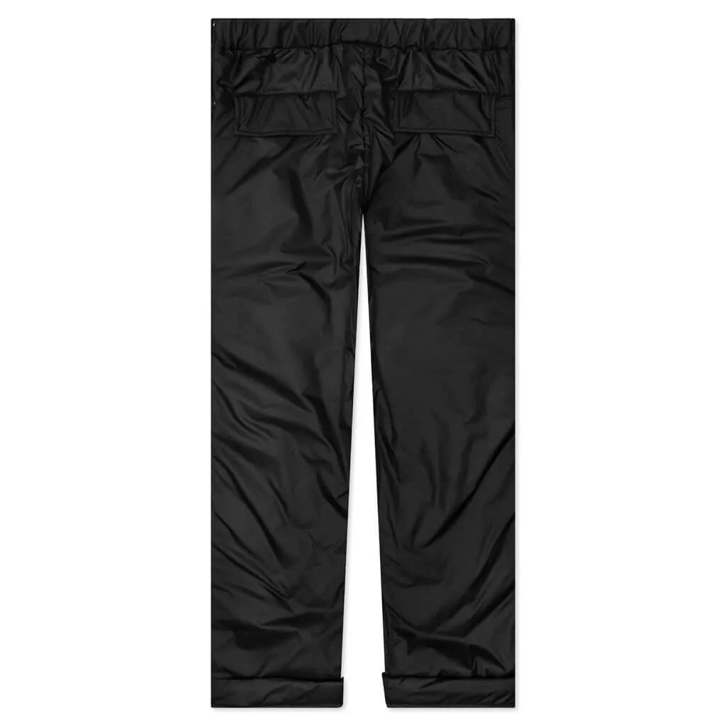 Nylon Padded Ski Pant - Black