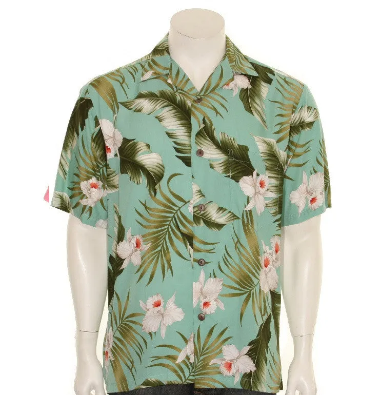 Orchid Floral Aloha Shirt