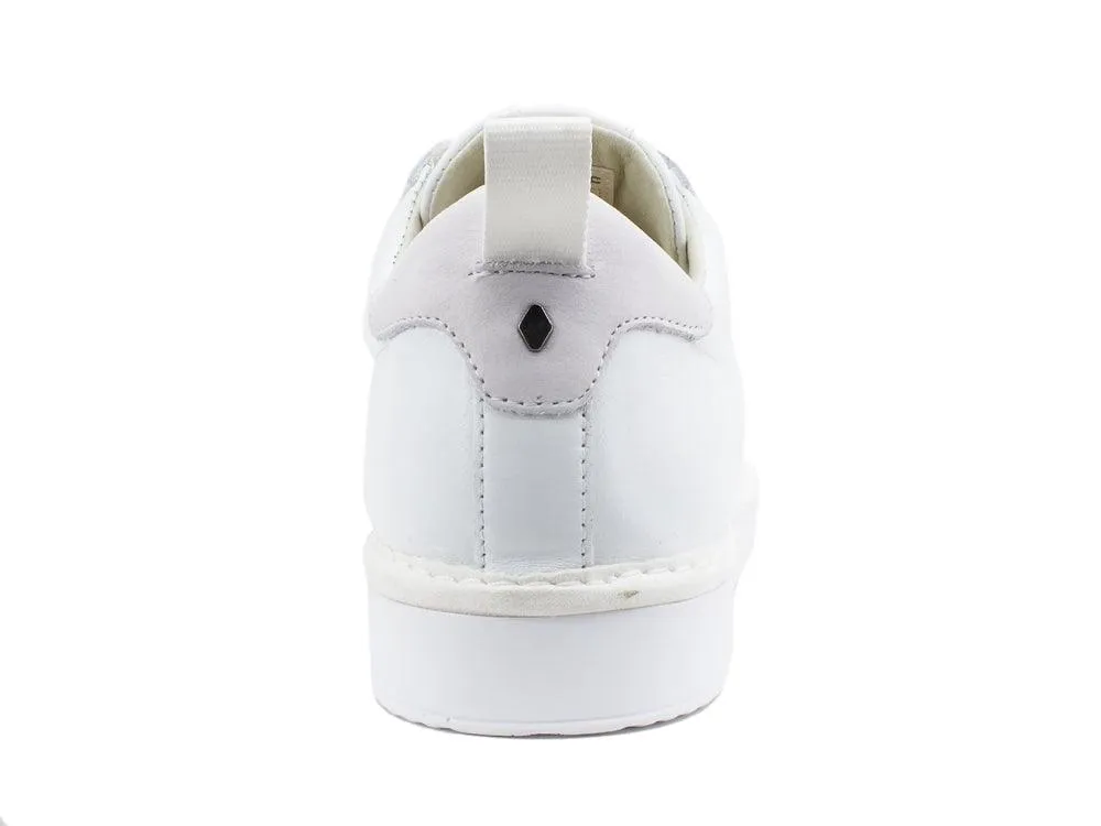 PAN CHIC Low Cut Sneaker Uomo Pelle Nubuk White P01M16001LK1