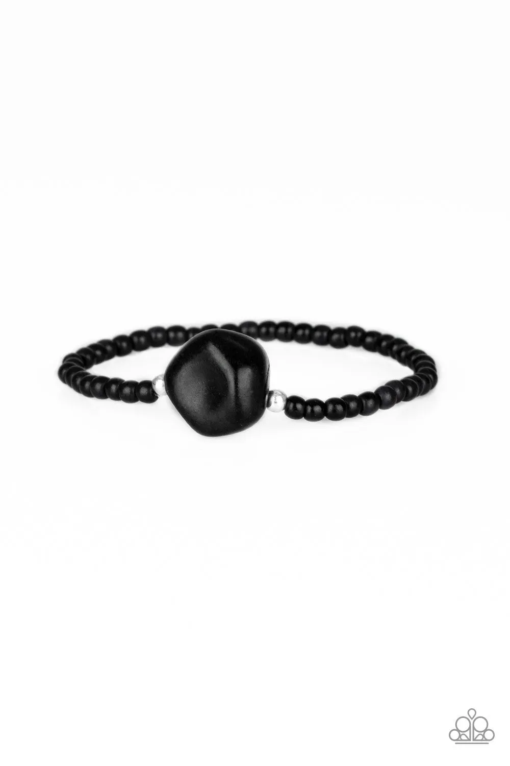 Paparazzi Eco Eccentricity - Black Bracelet