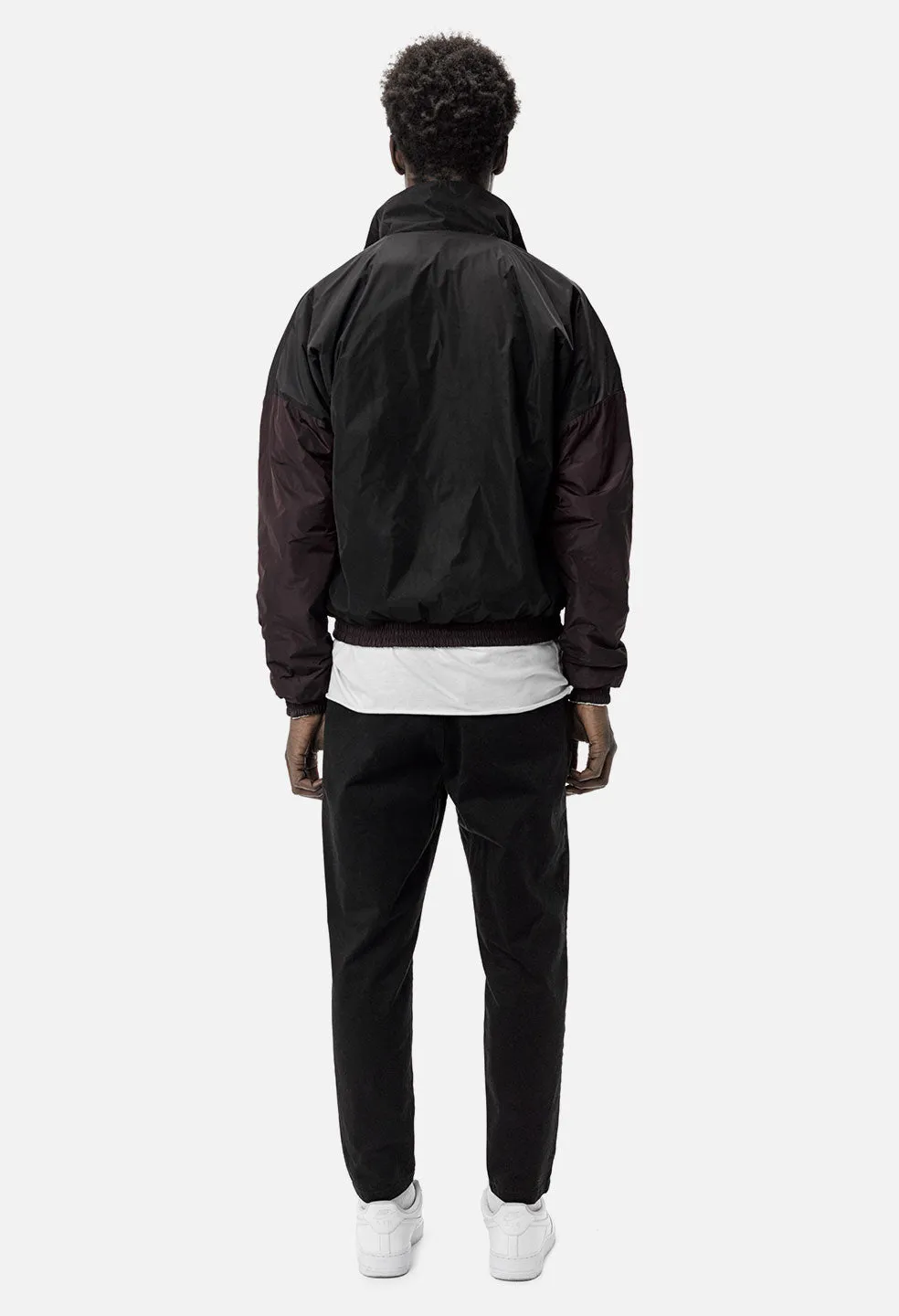 Polartec Reversible Halfzip / Cream x Black x Maroon