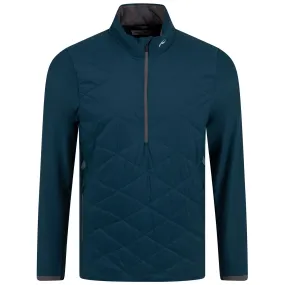 Release Half Zip Regular Fit Hybrid Jacket Petrol Blue - AW23