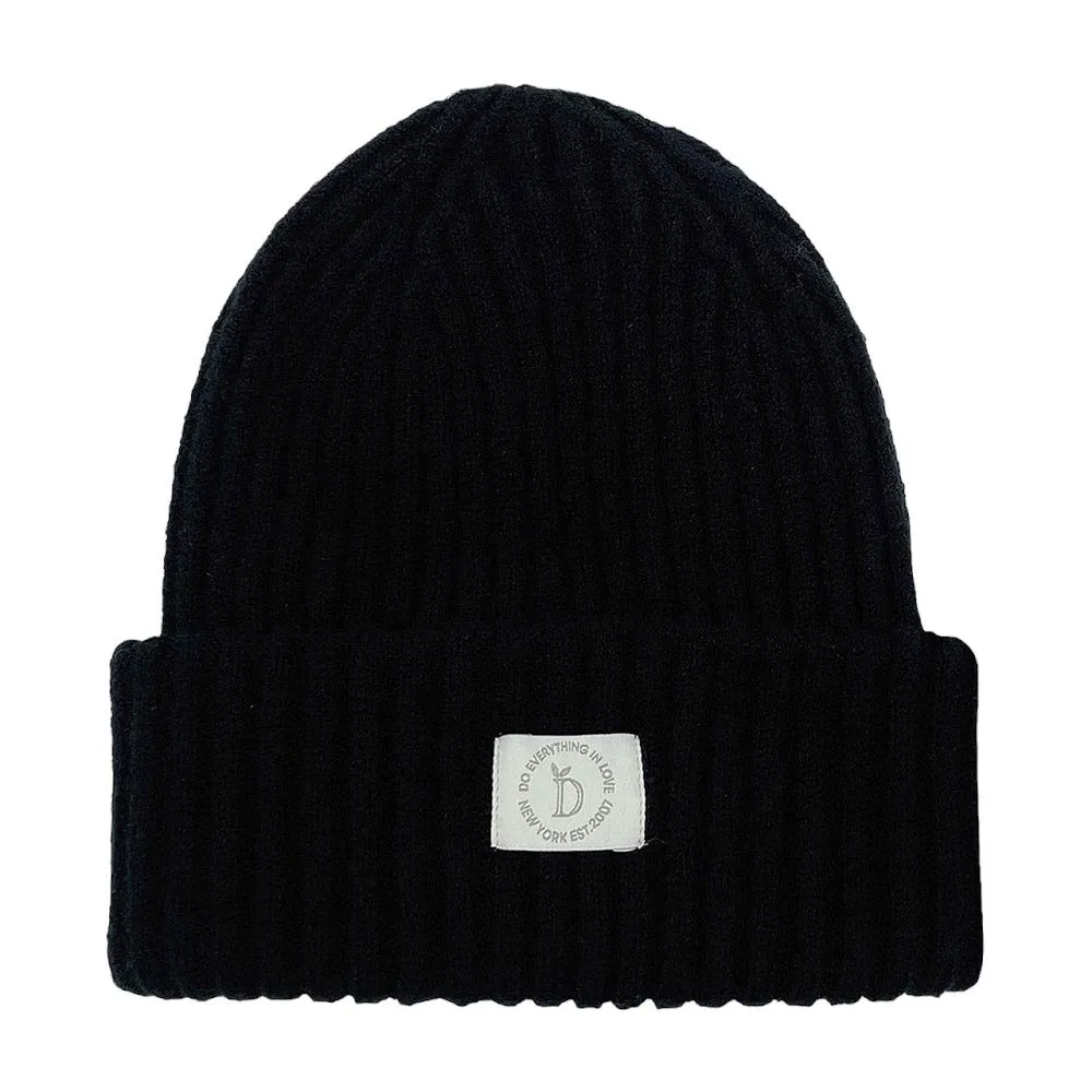 Solid Knitted Beanie Hat