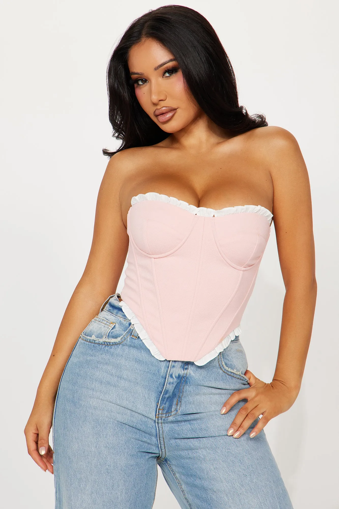 Sugar Sweet Corset Top - Pink