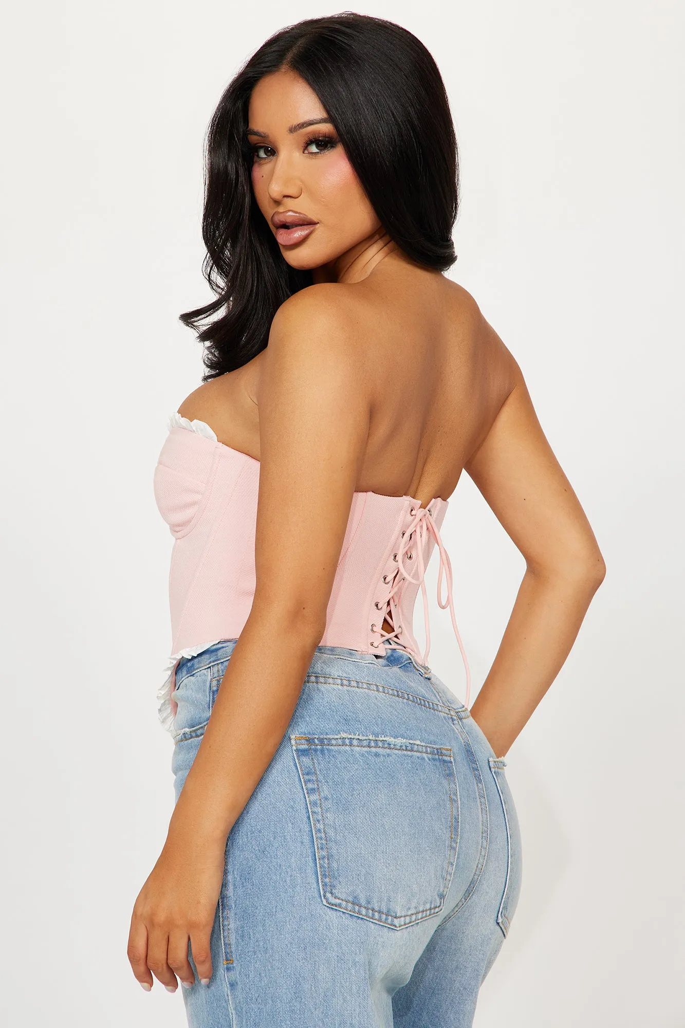 Sugar Sweet Corset Top - Pink