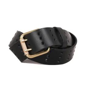 The Black Acre Scoundrel Dual Prong Belt Black