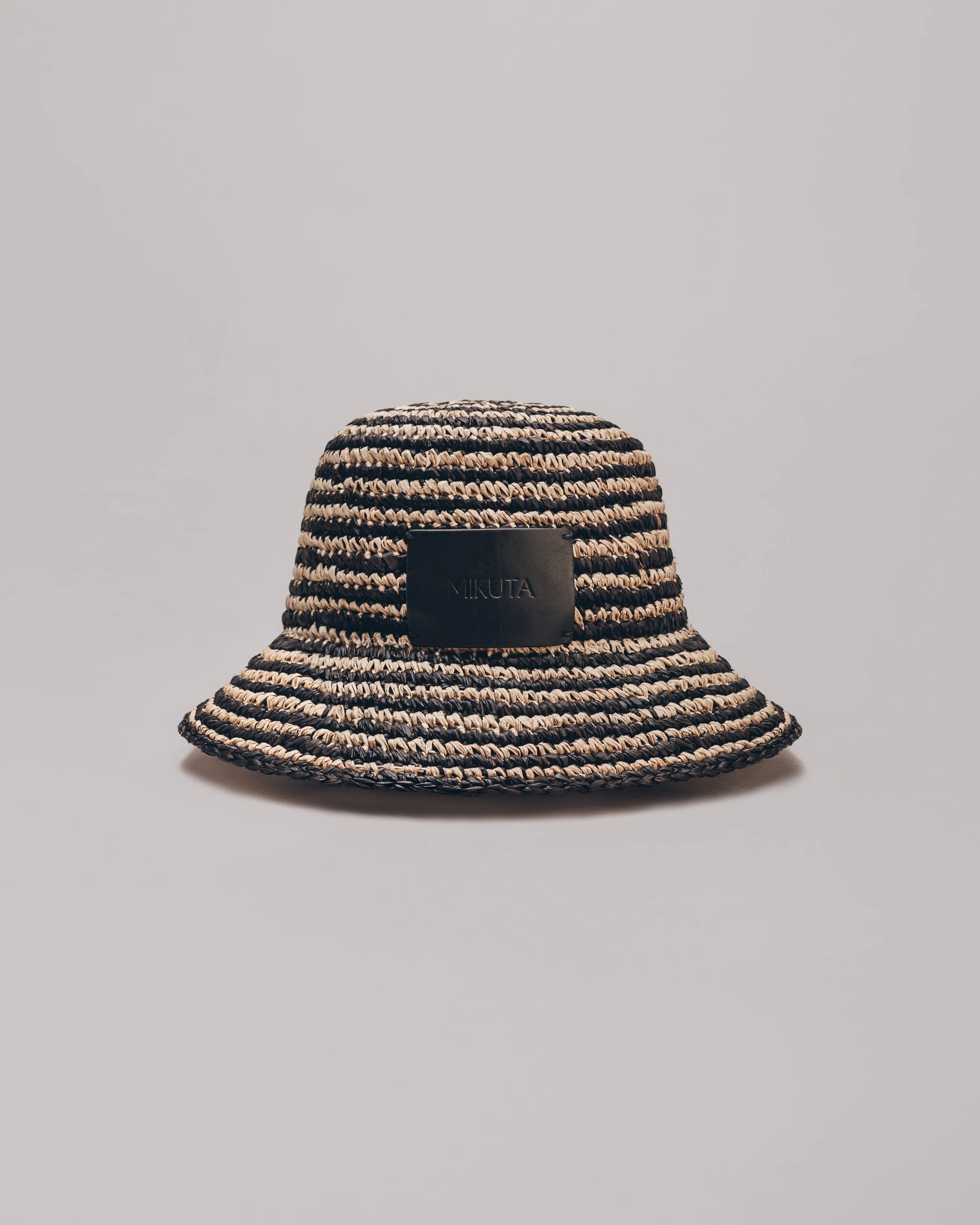 The Striped Raffia Bucket Hat