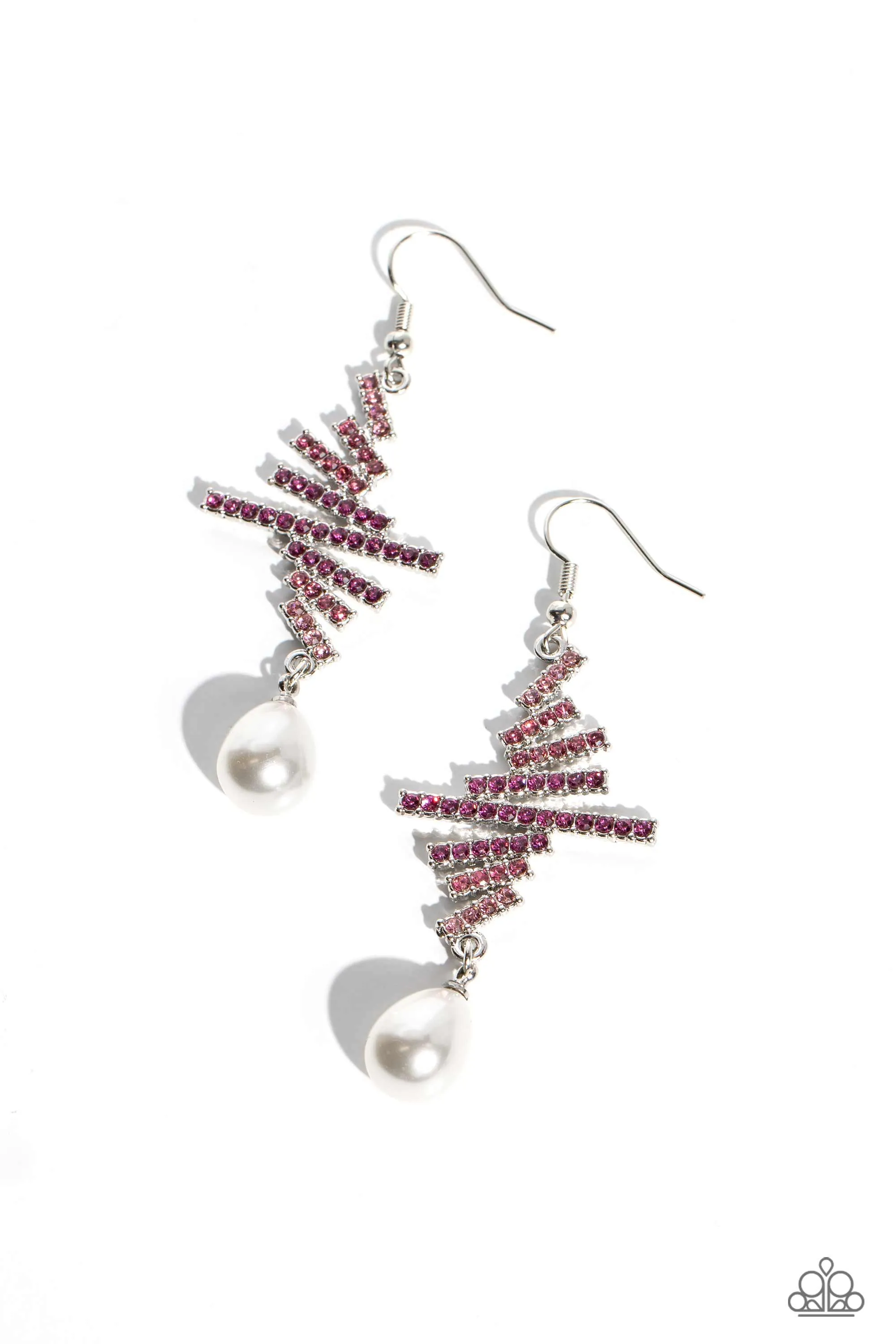 Timeless Tapestry Pink-Earrings