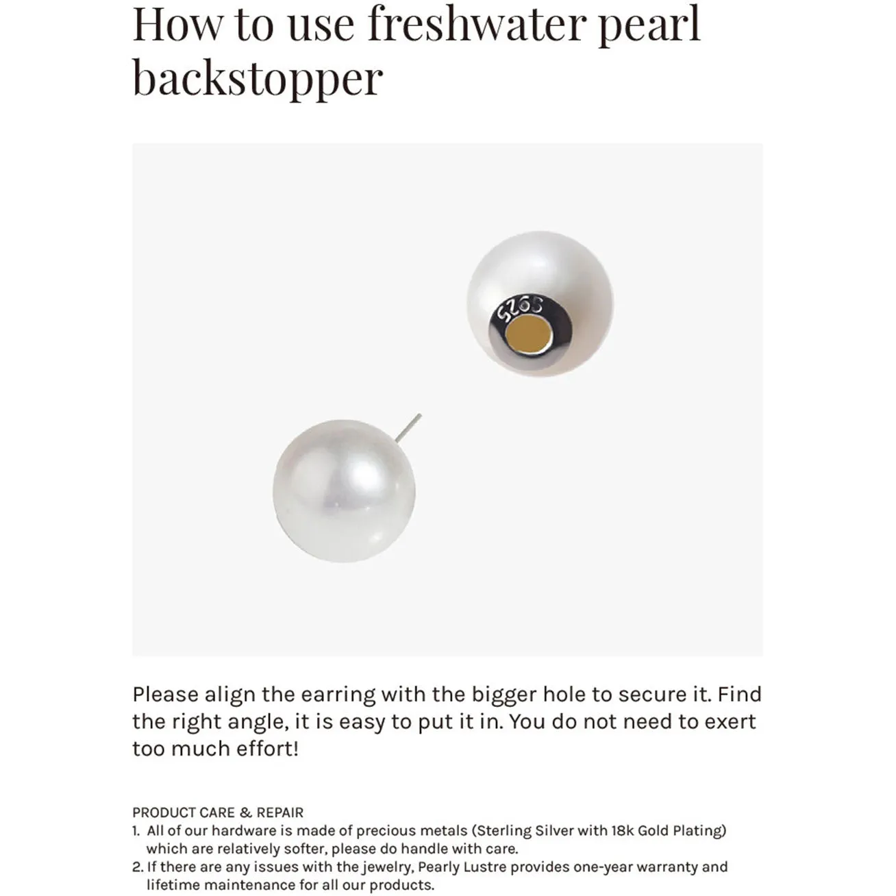 Top Grade Freshwater Pearl Earrings WE00520