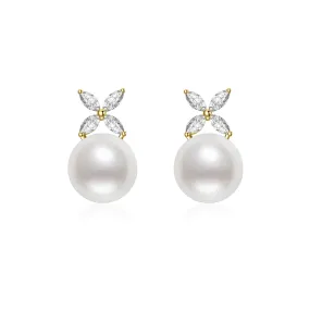 Top Grade Freshwater Pearl Earrings WE00620 | EVERLEAF