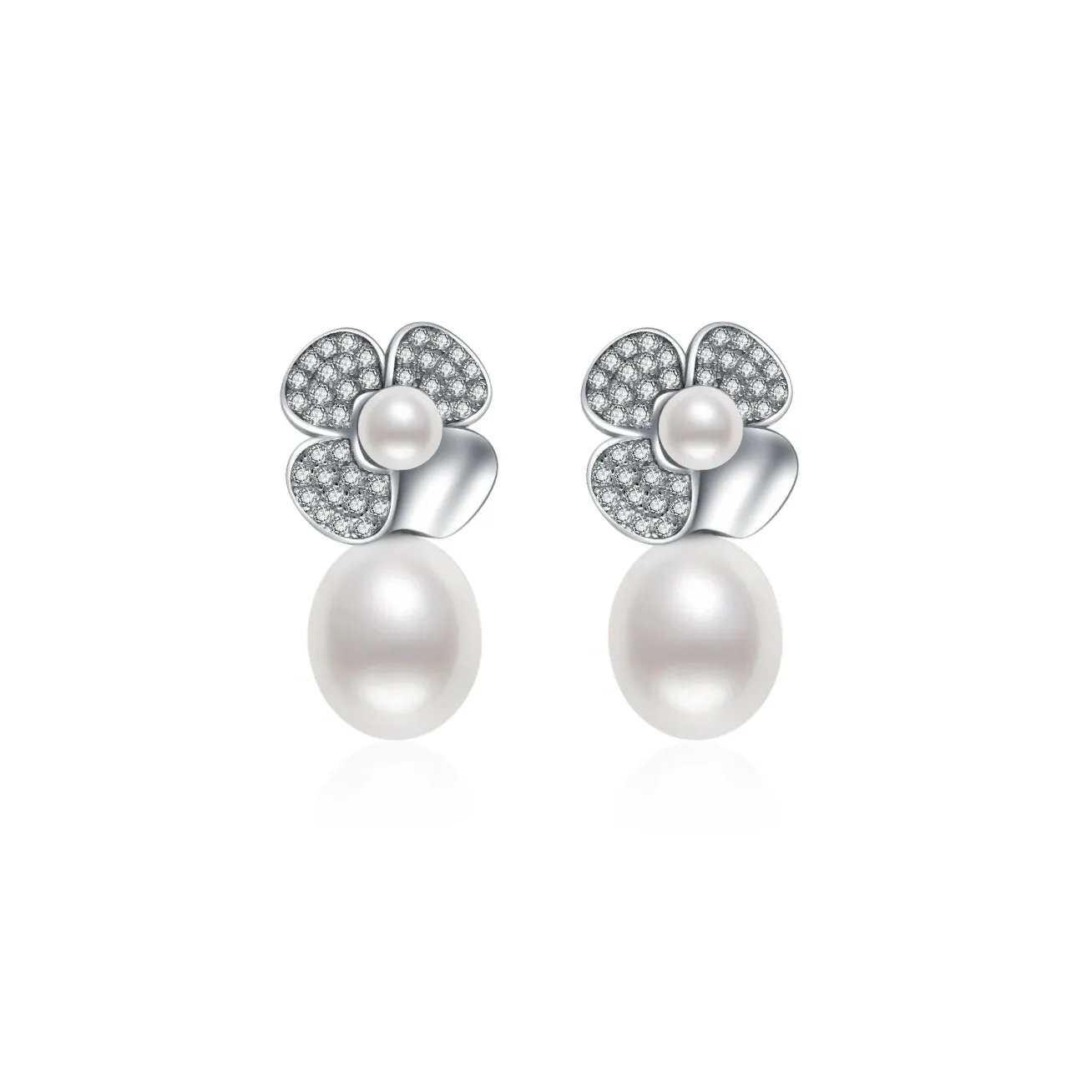 Top Grade Freshwater Pearl Earrings WE00643 | GARDENS