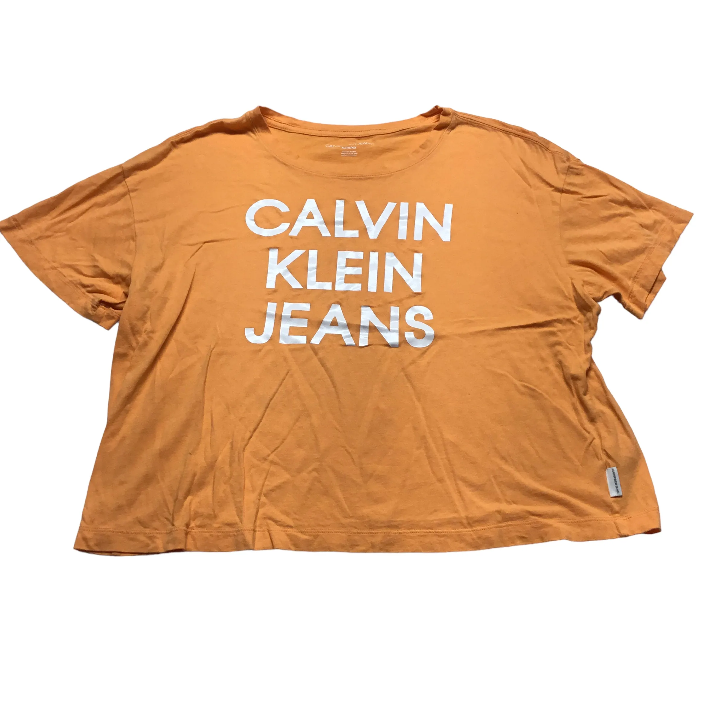 Top Short Sleeve Basic By Calvin Klein  Size: Xl