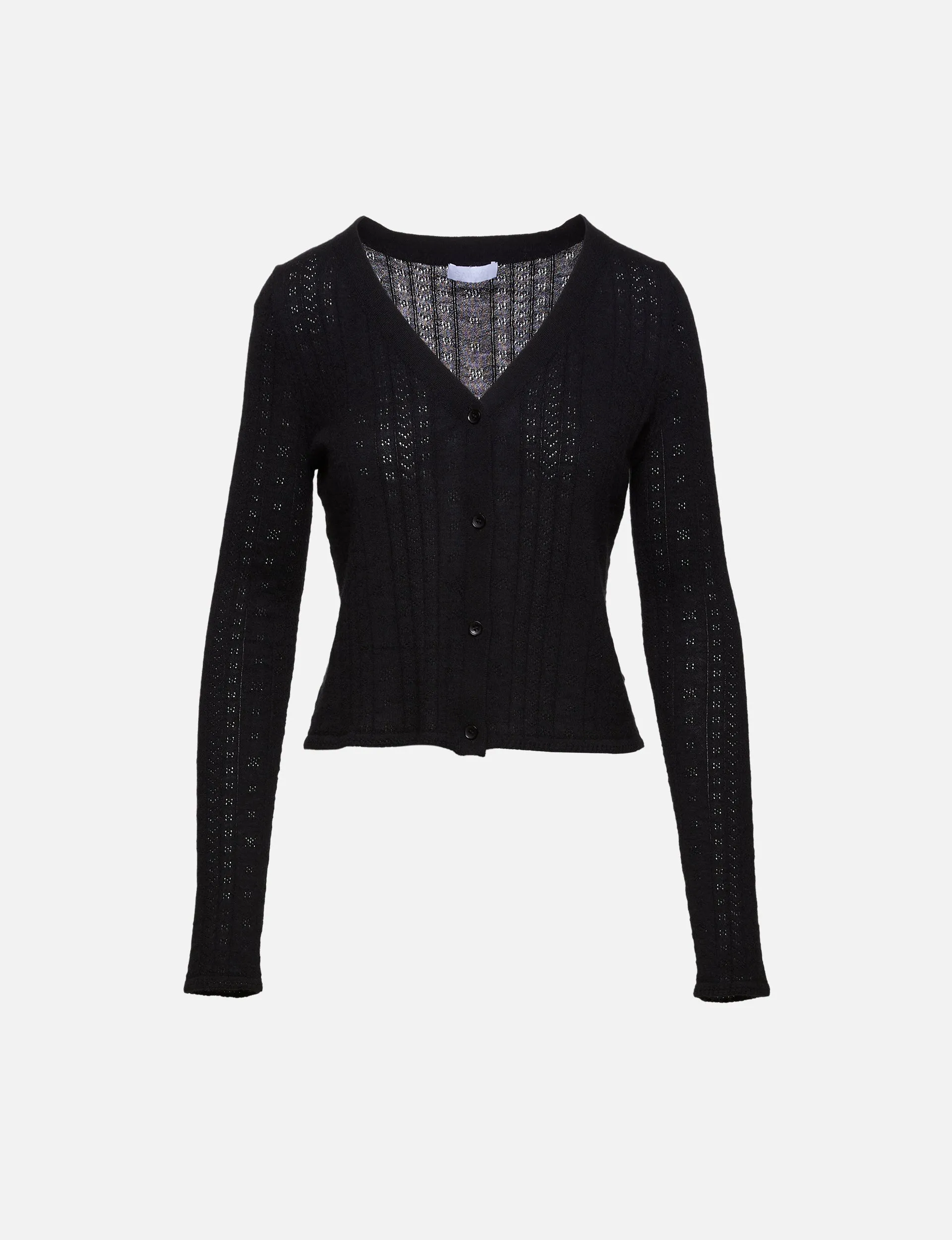 Vincent Pointelle Knit Cardigan