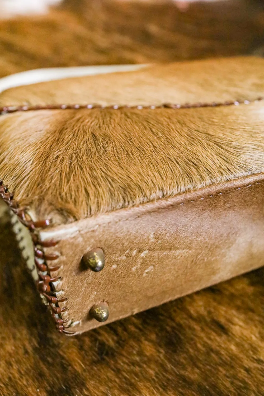 Vintage Cowhide Purse