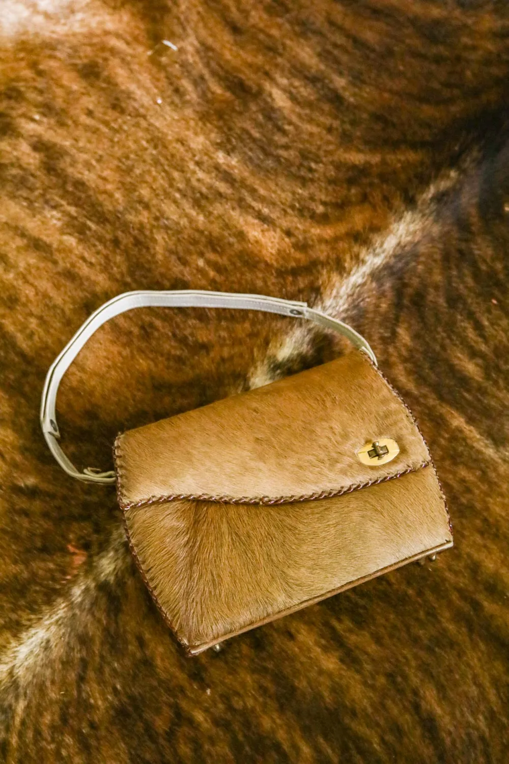 Vintage Cowhide Purse