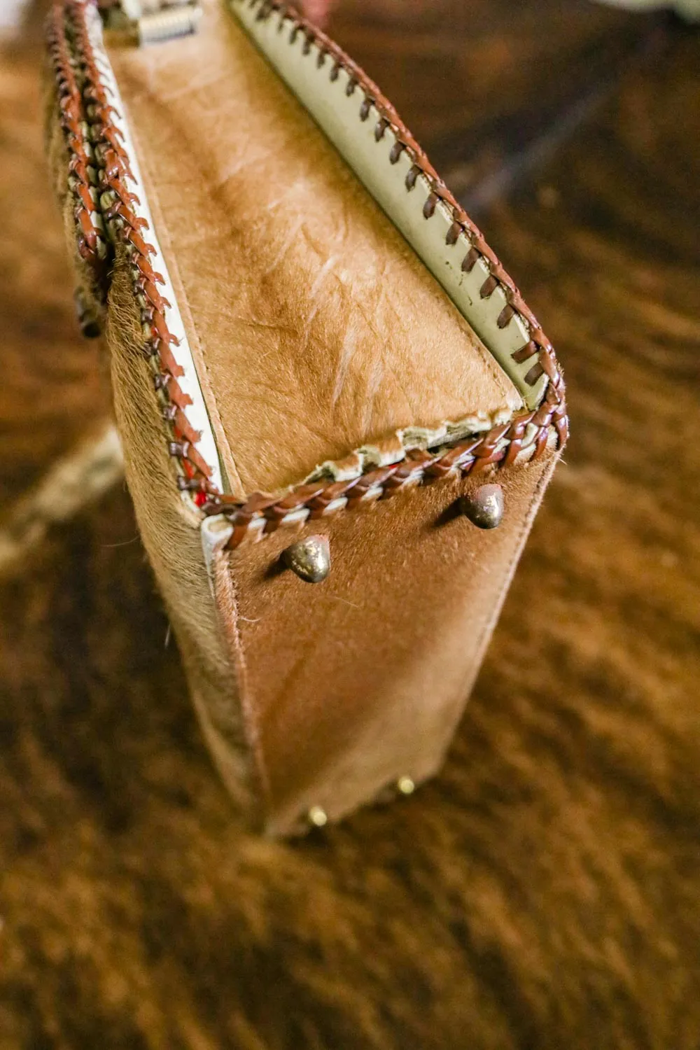 Vintage Cowhide Purse