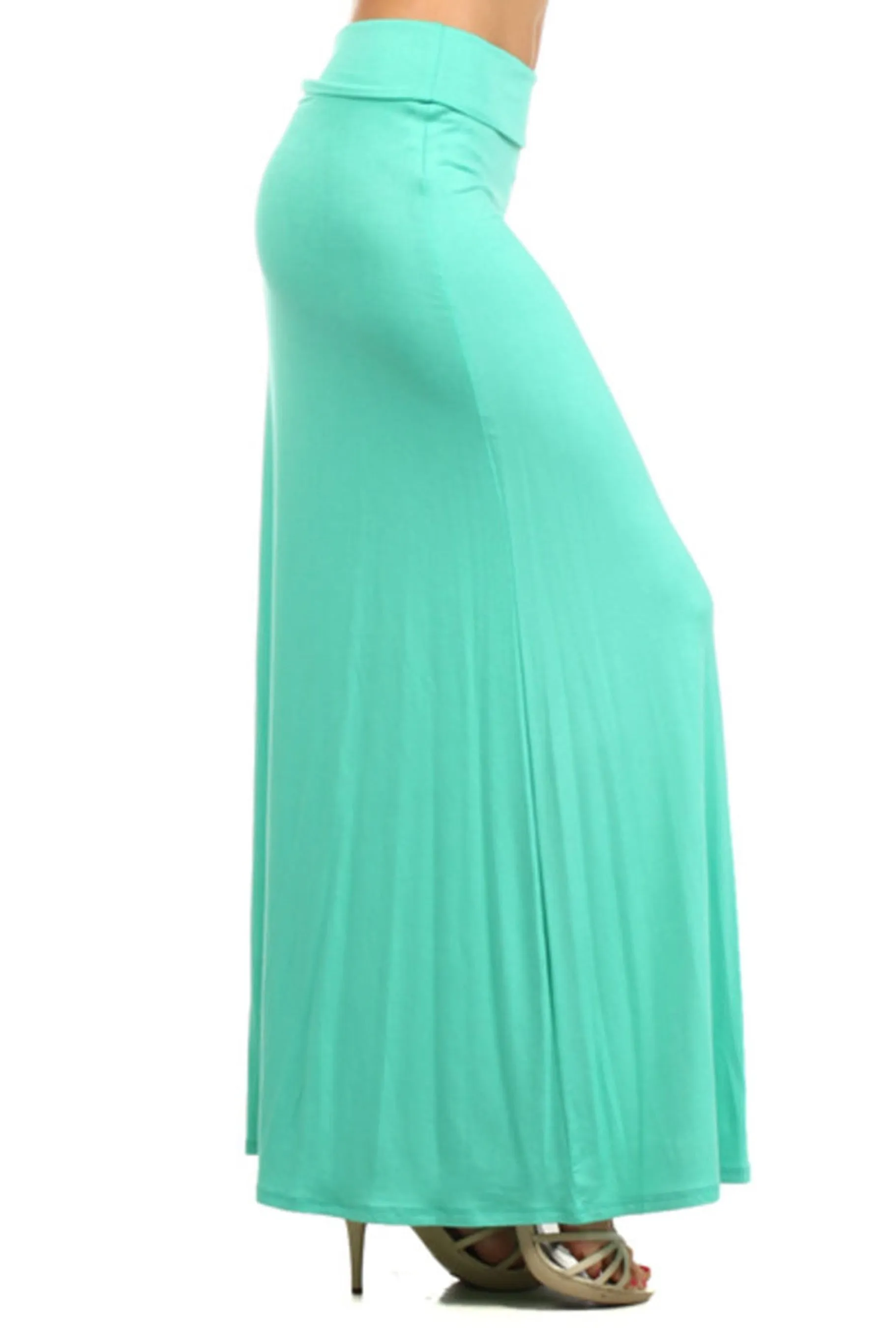 Women's Chic and Comfortable High-Waisted Maxi Skirt